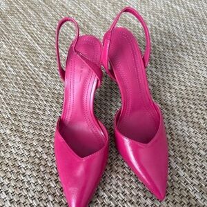 H&M Bold Pink Strappy Heels